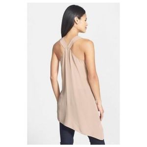 The Fisher Project silk asymmetrical tank